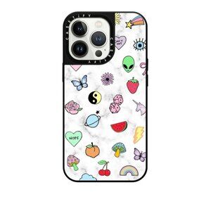 Casetify Porcelain Case in Retro Littles INKED by Dani For iPhone 13 Pro